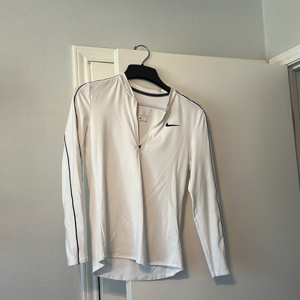 Women’s Nike white zip up